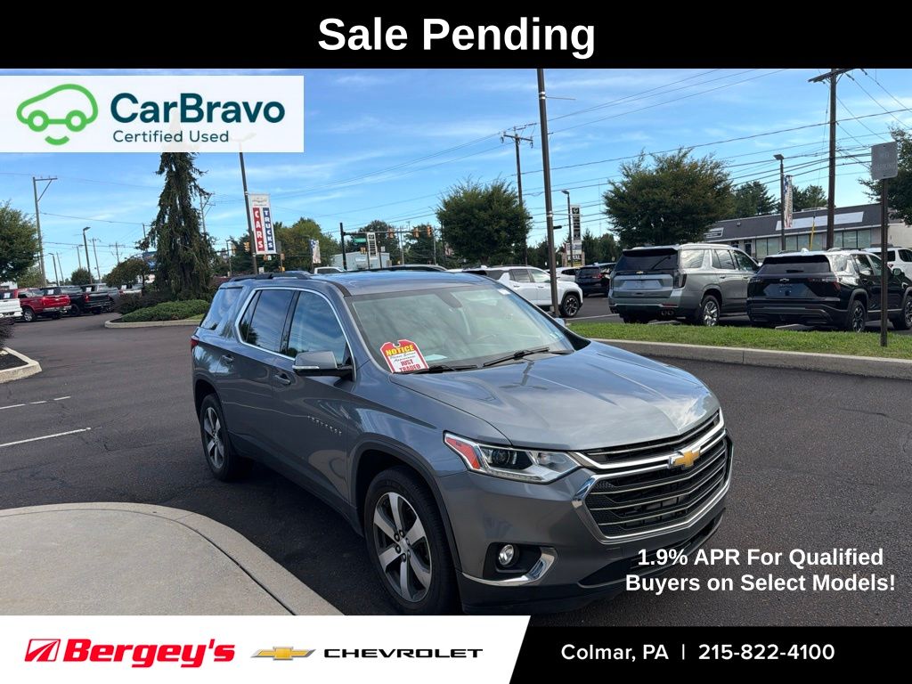 Gray (Satin Steel Metallic) 2019 Chevrolet Traverse SUV / Crossover Four-Wheel Drive 9-Speed Automatic