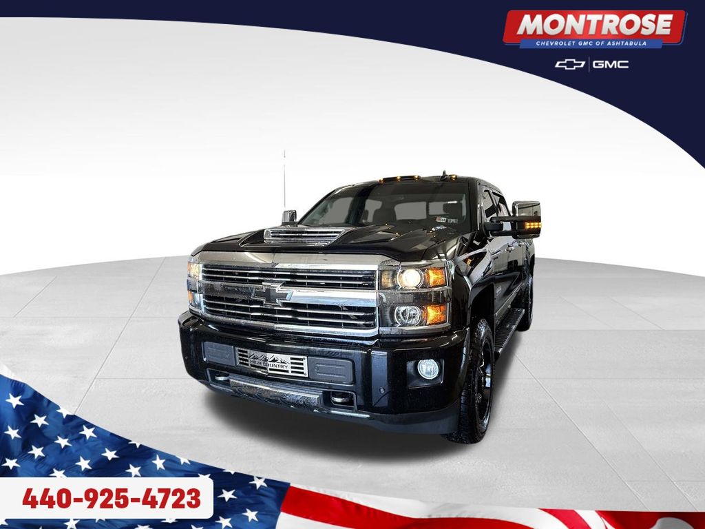 Black 2017 Chevrolet Silverado 2500HD Pickup Truck Four-Wheel Drive 6-Speed Automatic