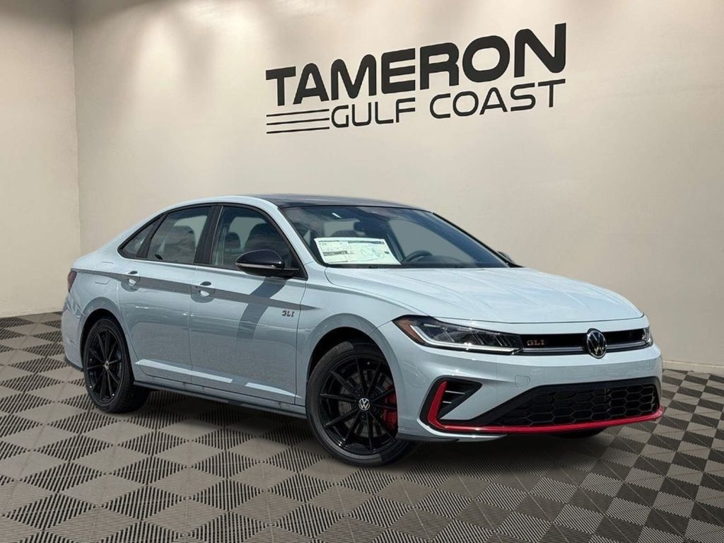 Monument Gray w/Dp Blk Rf 2026 Volkswagen Jetta GLI Sedan Front-Wheel Drive 7-Speed Dual Clutch