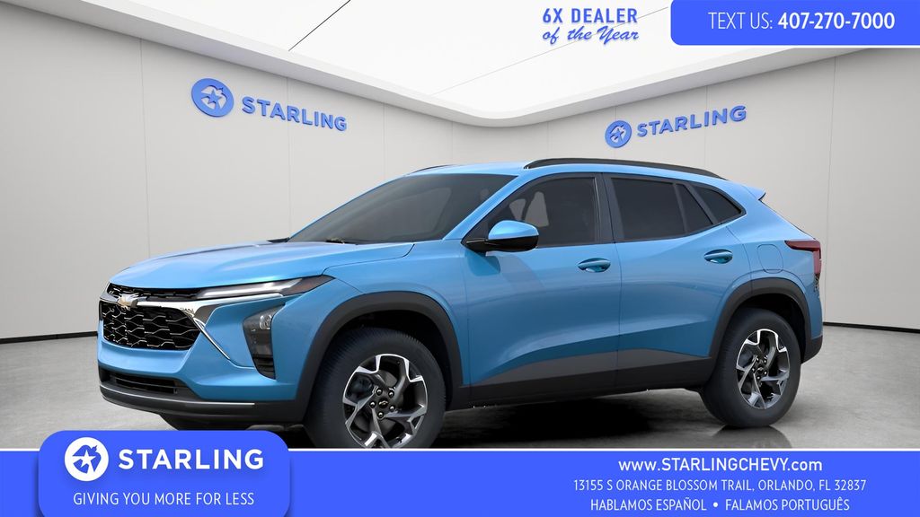 Marina Blue Metallic 2026 Chevrolet Trax SUV / Crossover Front-Wheel Drive 6-Speed Automatic