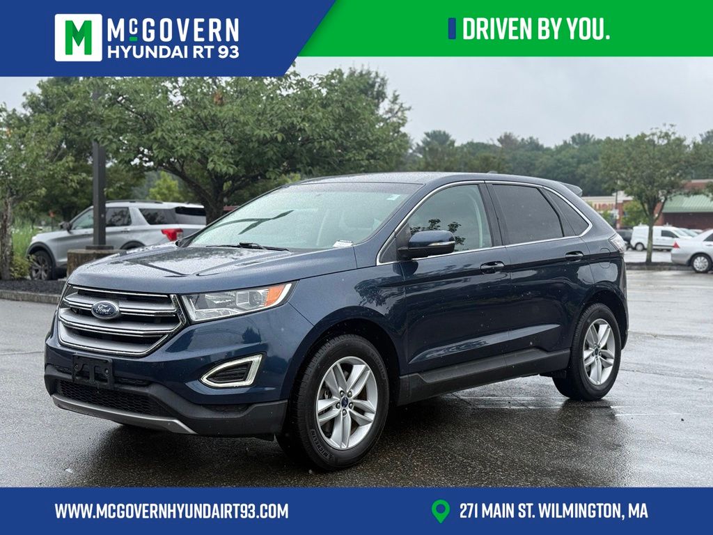 Blue 2017 Ford Edge SUV / Crossover All-Wheel Drive 6-Speed Automatic