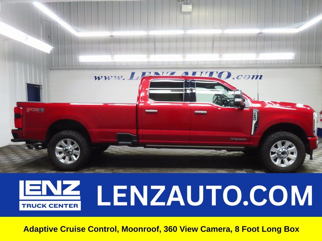 Rapid Red Metallic Tinted Clearcoat 2024 Ford F-250 Super Duty Pickup Truck Four-Wheel Drive Automatic