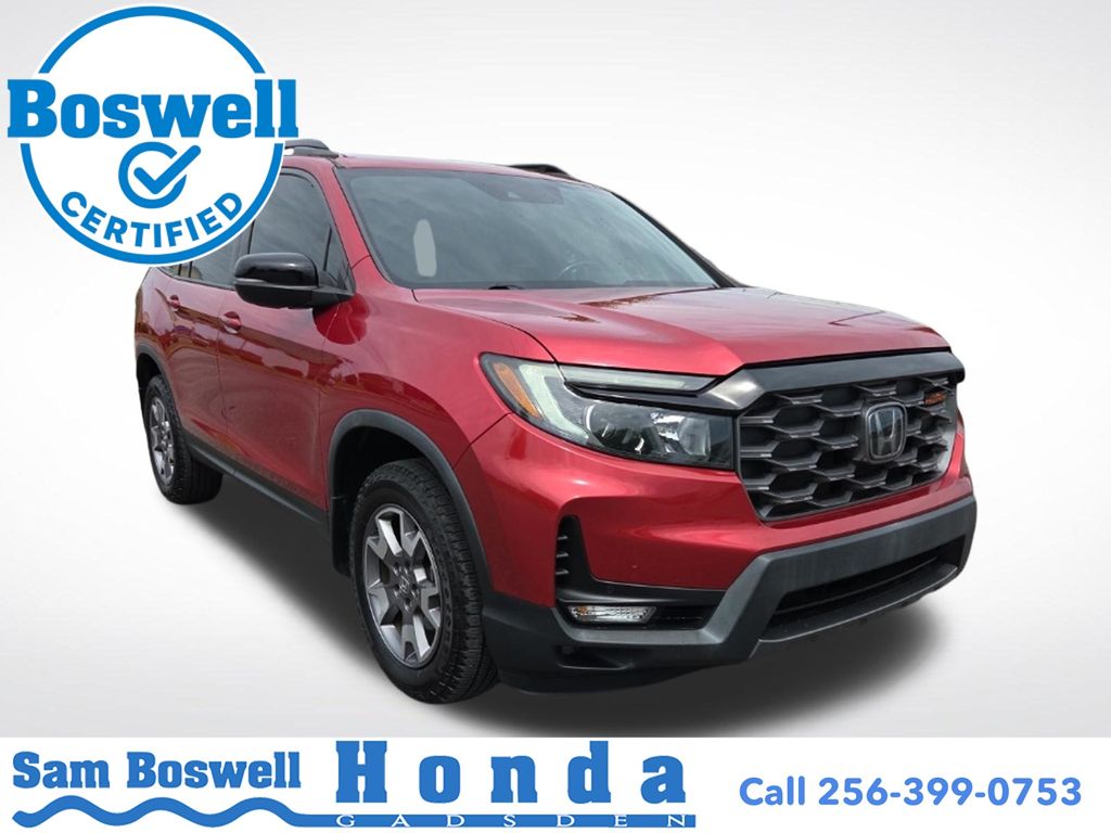Red 2022 Honda Passport SUV / Crossover All-Wheel Drive 9-Speed Automatic