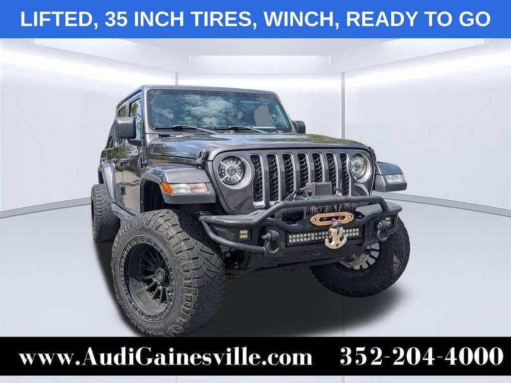 Gray (Granite Crystal Metallic Clearcoat) 2022 Jeep Gladiator Pickup Truck Four-Wheel Drive 8-Speed Automatic