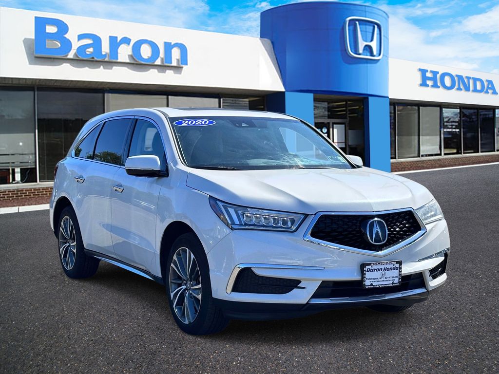White 2020 Acura MDX SUV / Crossover All-Wheel Drive 9-Speed Automatic