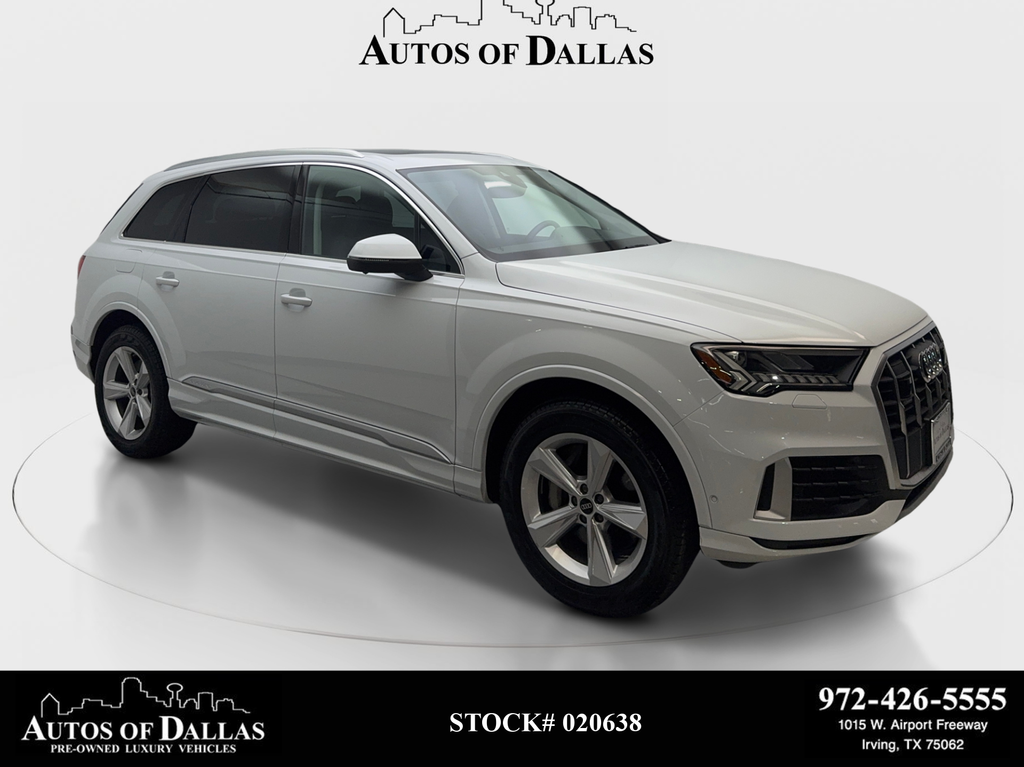 Glacier White 2023 Audi Q7 SUV / Crossover All-Wheel Drive 8-Speed Automatic