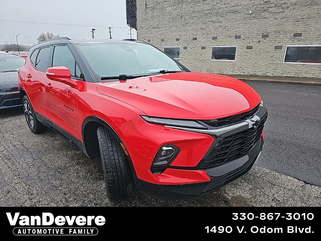Red Hot 2023 Chevrolet Blazer RS AWD SUV / Crossover All-Wheel Drive 9-Speed Automatic Overdrive