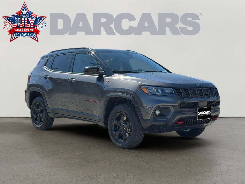 Gray (Granite Crystal Metallic Clearcoat) 2023 Jeep Compass SUV / Crossover Four-Wheel Drive 8-Speed Automatic