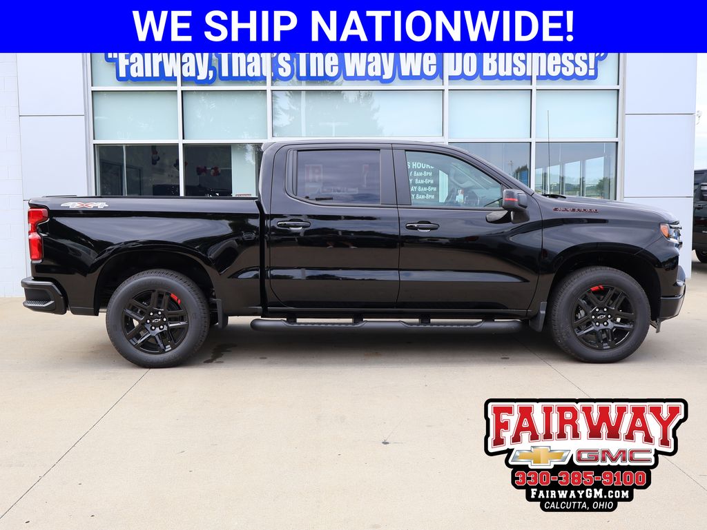 Black 2026 Chevrolet Silverado 1500 Pickup Truck Four-Wheel Drive Automatic