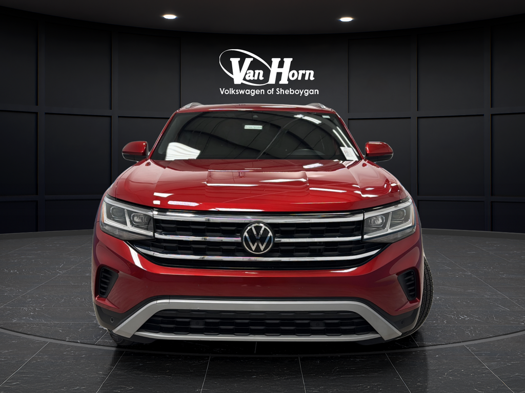 Used 2020 Red Metallic Volkswagen 3.6L V6 SEL image 2