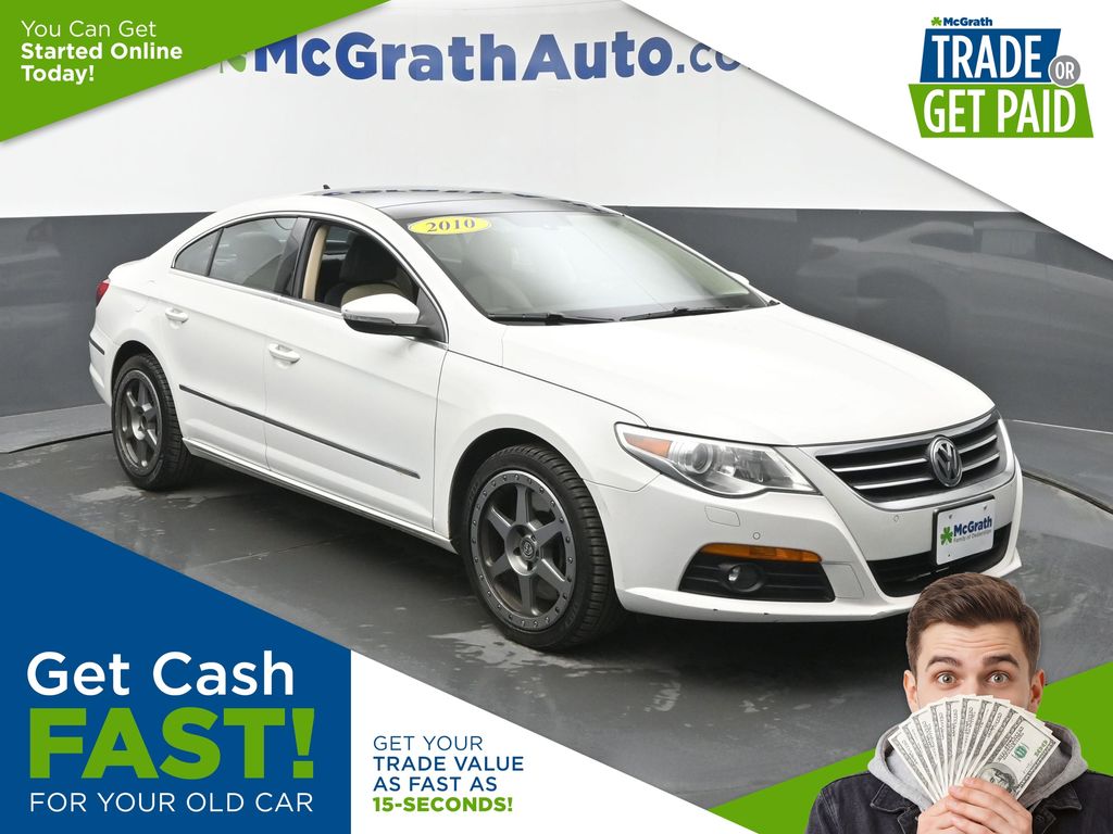White Gold Metallic 2010 Volkswagen CC VR6 4Motion AWD Sedan All-Wheel Drive 6-Speed Automatic