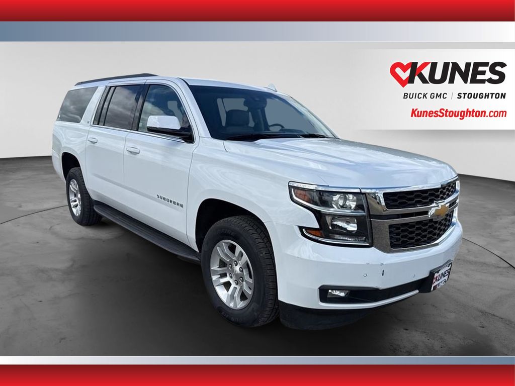 Summit White 2019 Chevrolet Suburban SUV / Crossover Four-Wheel Drive 6-Speed Automatic Overdrive