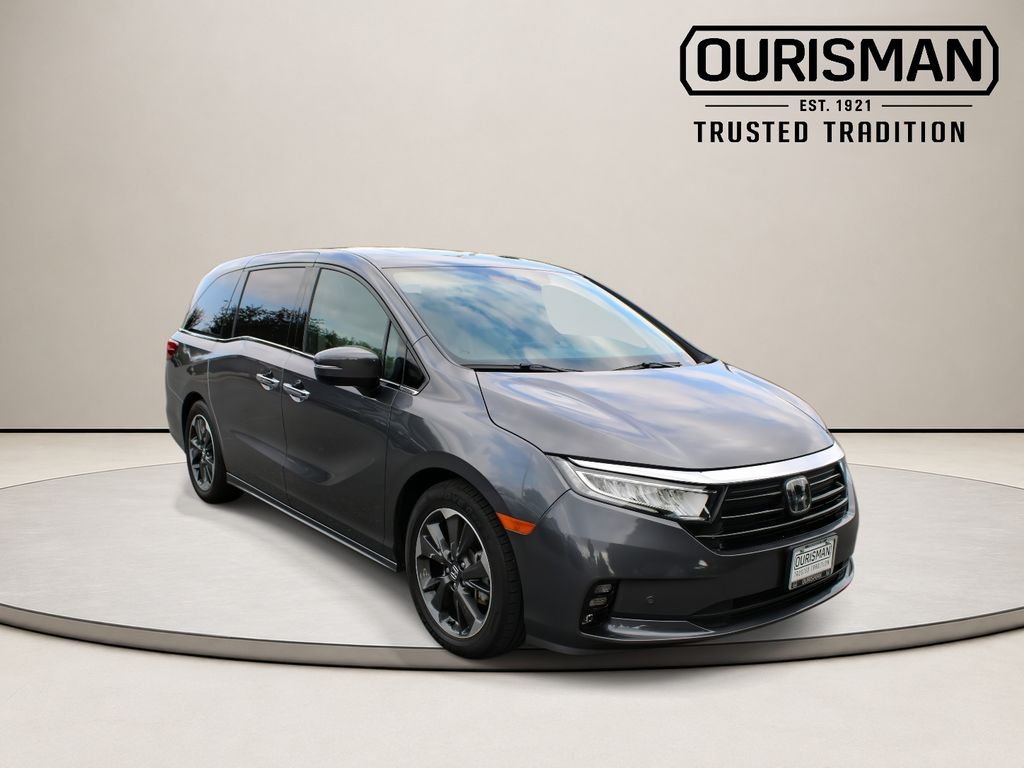 Gray 2023 Honda Odyssey Minivan Front-Wheel Drive Automatic