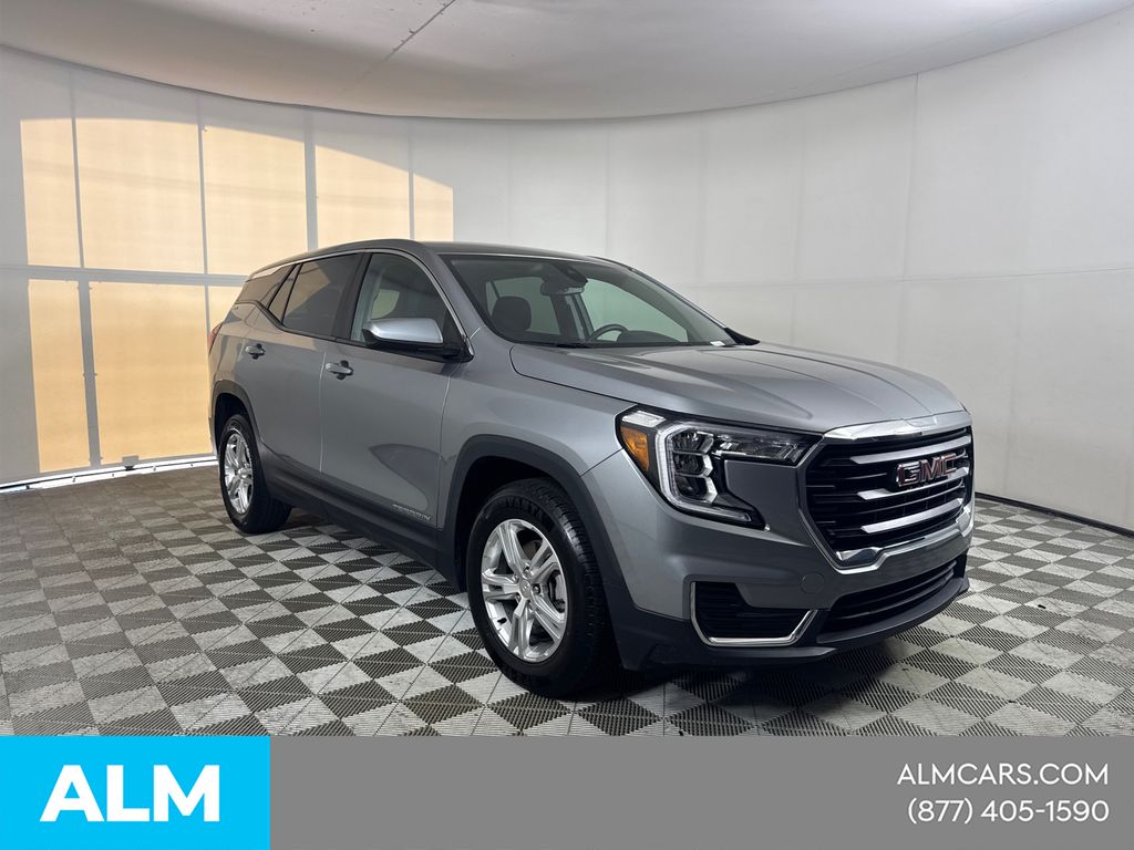 Used 2024 Silver GMC SLE image 3