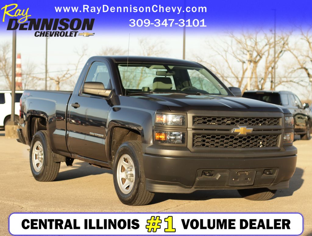 Gray (Tungsten Metallic) 2014 Chevrolet Silverado 1500 Pickup Truck 6-Speed Automatic Overdrive