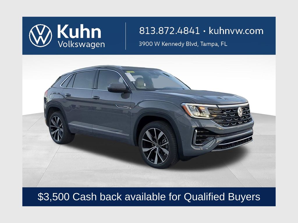 Pure Gray 2026 Volkswagen Atlas Cross Sport SUV / Crossover All-Wheel Drive 8-Speed Automatic