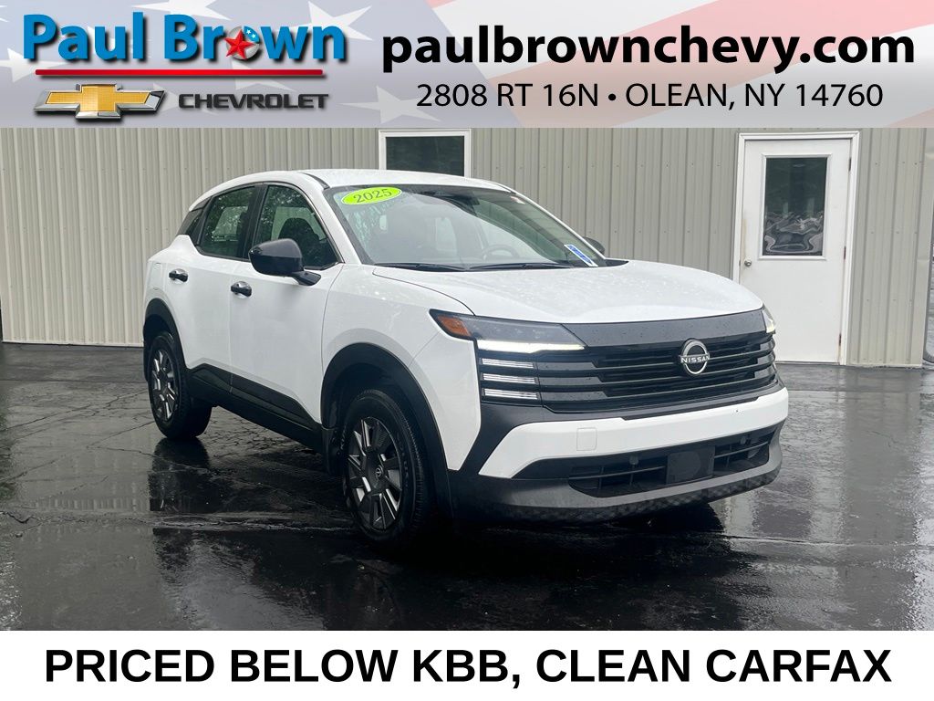 White (Fresh Powder) 2025 Nissan Kicks SUV / Crossover Front-Wheel Drive Continuously Variable Transmission