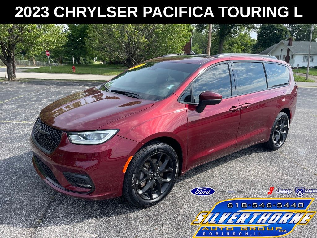 Velvet Red Pearlcoat 2023 Chrysler Pacifica Minivan All-Wheel Drive 9-Speed Automatic