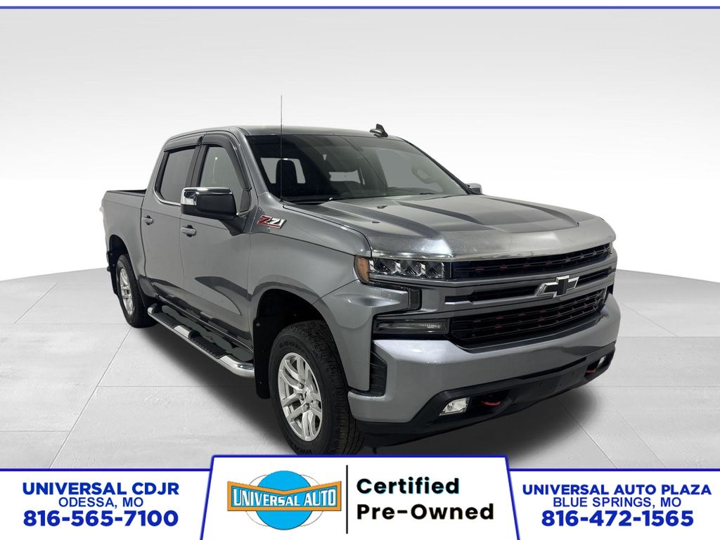 Gray (Satin Steel Metallic) 2020 Chevrolet Silverado 1500 Pickup Truck Four-Wheel Drive 8-Speed Automatic