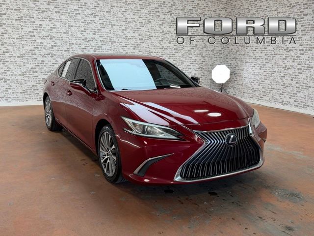 Matador Red Mica 2019 Lexus ES Hybrid Sedan Front-Wheel Drive Continuously Variable Transmission
