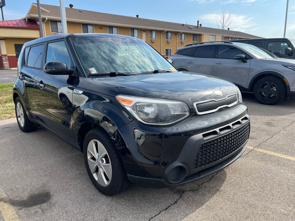 Shadow Black 2016 Kia Soul Base Wagon Front-Wheel Drive 6-Speed Automatic