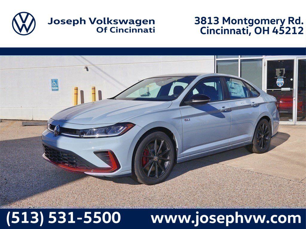 Gray 2026 Volkswagen Jetta GLI Autobahn FWD Sedan Front-Wheel Drive 6-Speed Manual