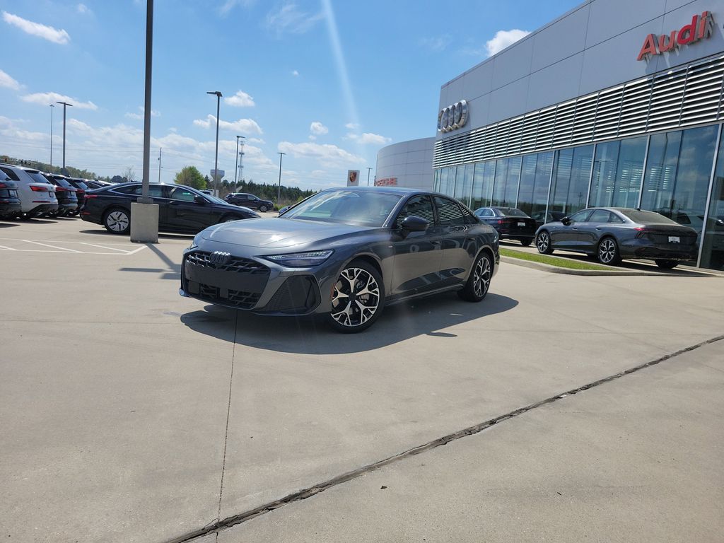 Gray 2026 Audi A6 quattro Progressiv 55 TFSI Sedan 7-Speed Automatic