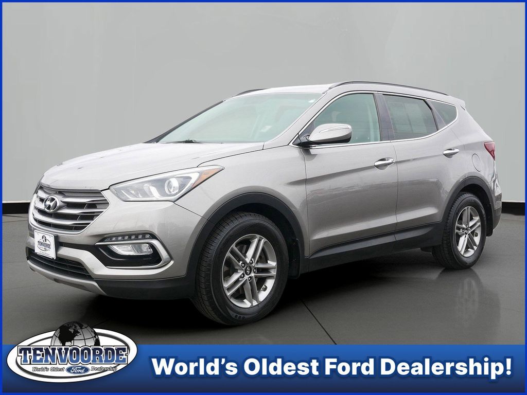 Mineral Gray 2018 Hyundai Santa Fe Sport 2.4L AWD SUV / Crossover All-Wheel Drive 6-Speed Automatic