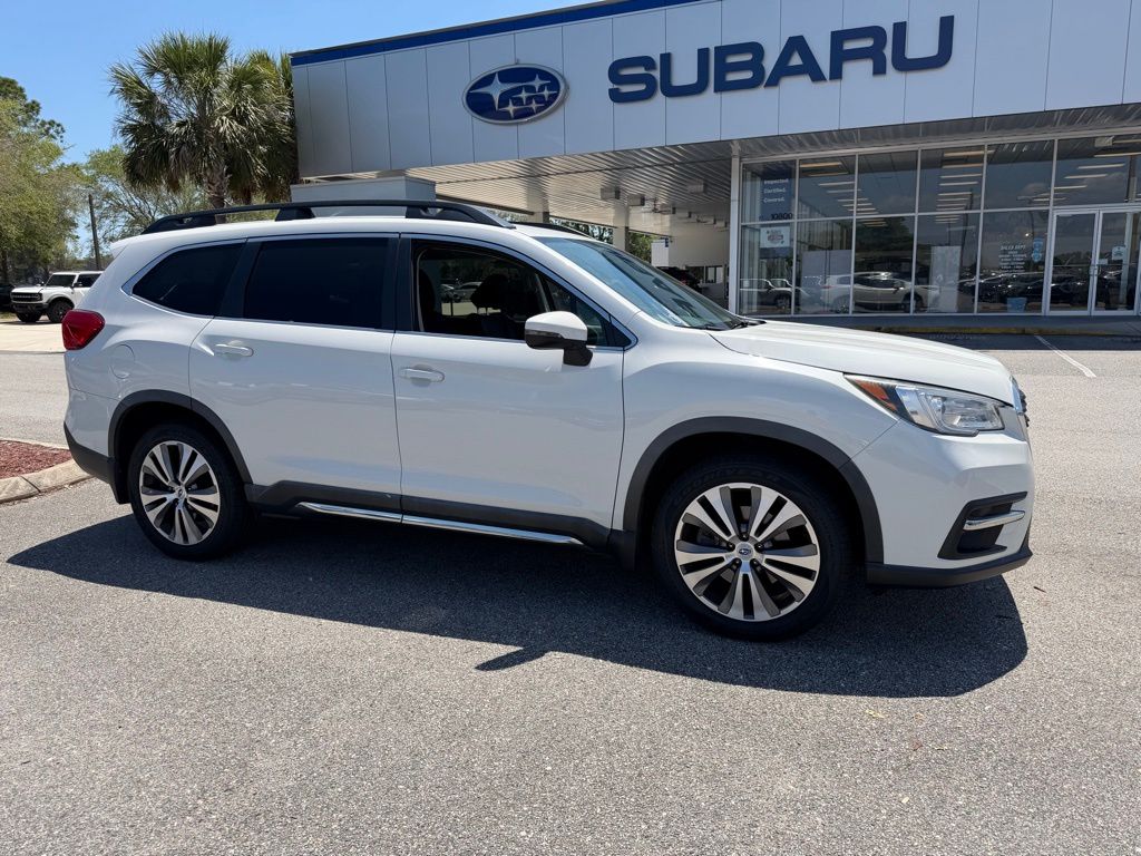 Crystal White Pearl 2020 Subaru Ascent Limited 7-Passenger AWD SUV / Crossover All-Wheel Drive Continuously Variable Transmission