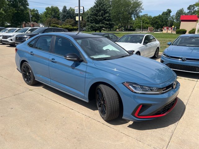 Blue 2026 Volkswagen Jetta GLI Autobahn FWD Sedan Front-Wheel Drive 6-Speed Manual