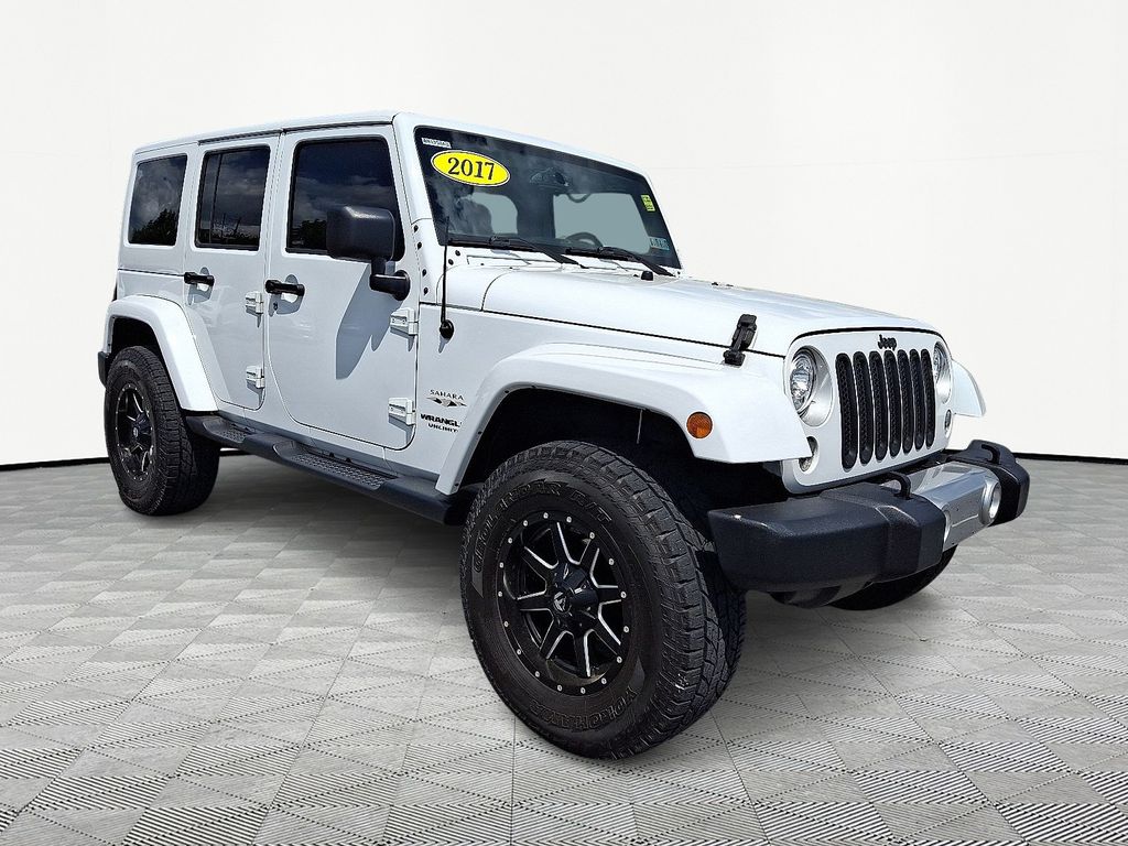 Bright White Clearcoat 2017 Jeep Wrangler SUV / Crossover Four-Wheel Drive 5-Speed Automatic