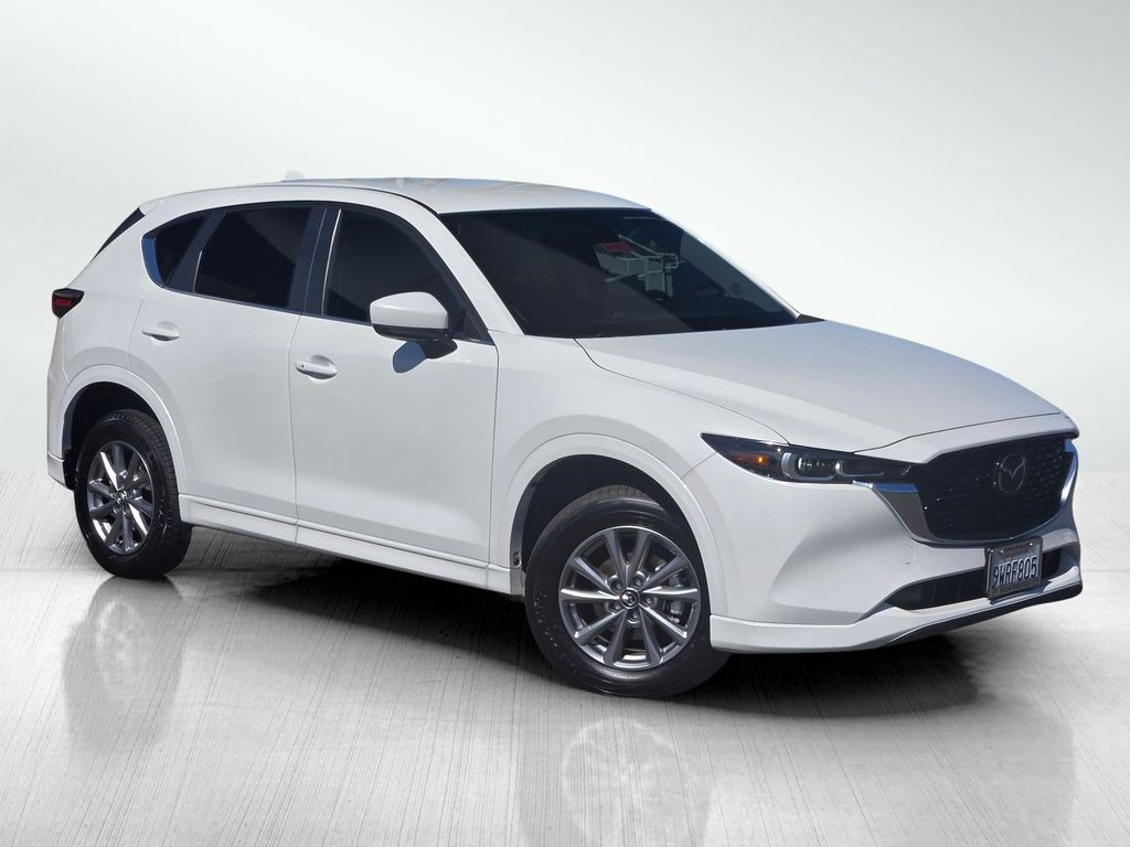 White Metallic 2025 Mazda CX-5 SUV / Crossover All-Wheel Drive 6-Speed Automatic