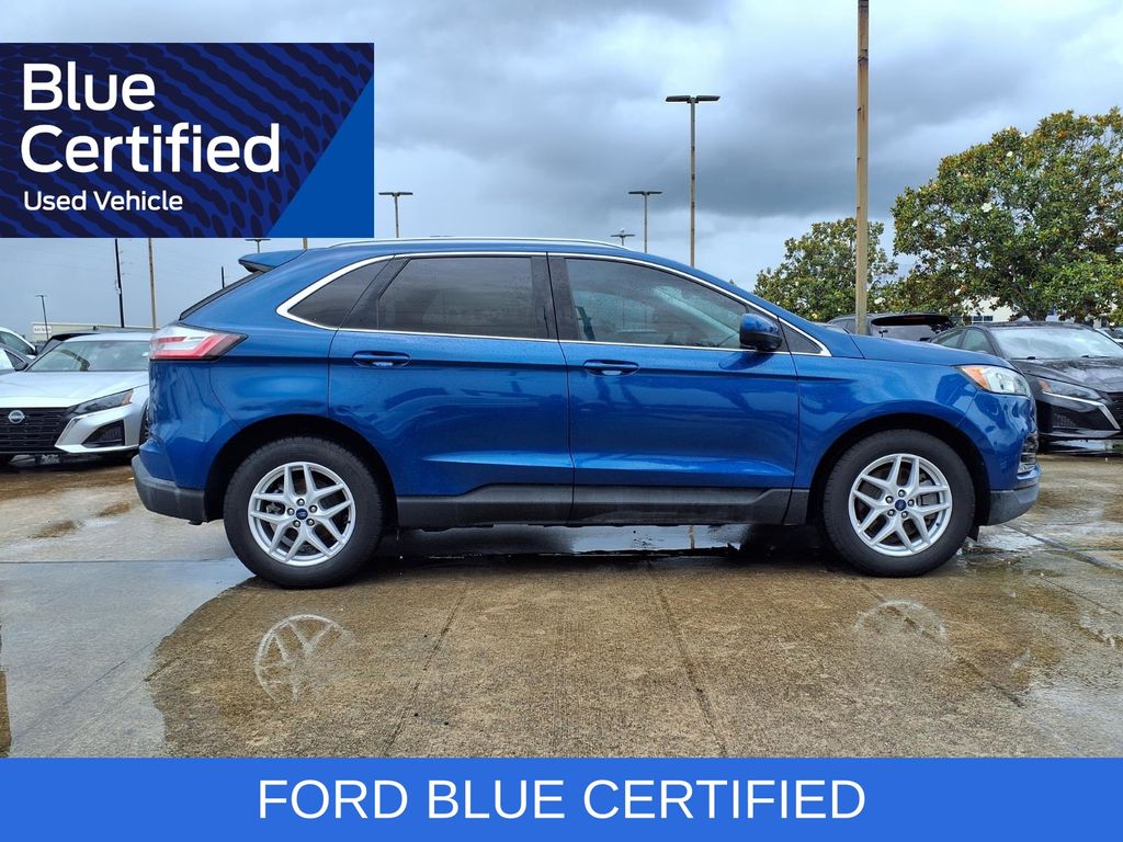2021 Ford Edge SEL Blue at Cook Ford
