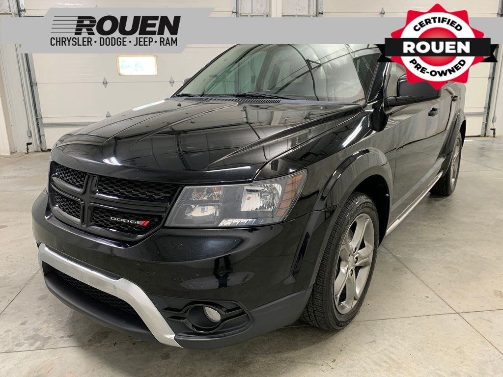 Pitch Black Clearcoat 2017 Dodge Journey SUV / Crossover Front-Wheel Drive Automatic