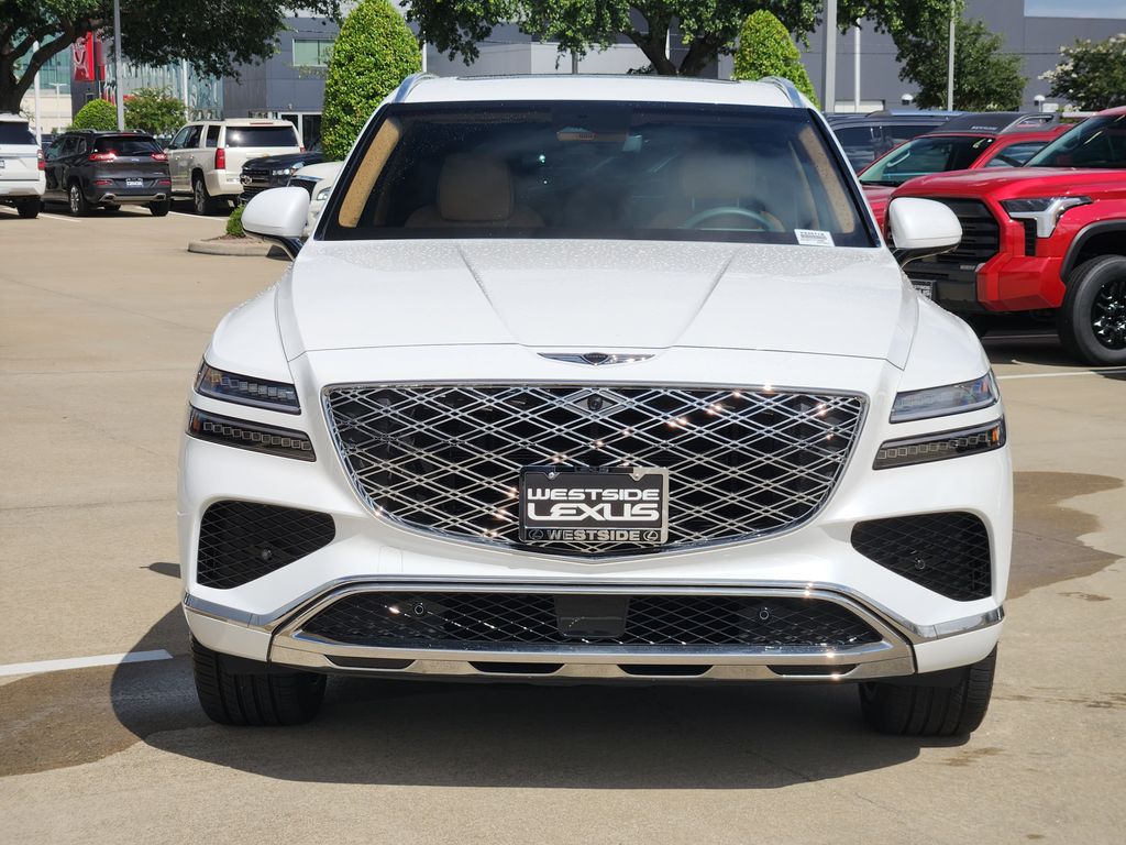 2025 Genesis GV80 3.5T Prestige White at Genesis of Spring