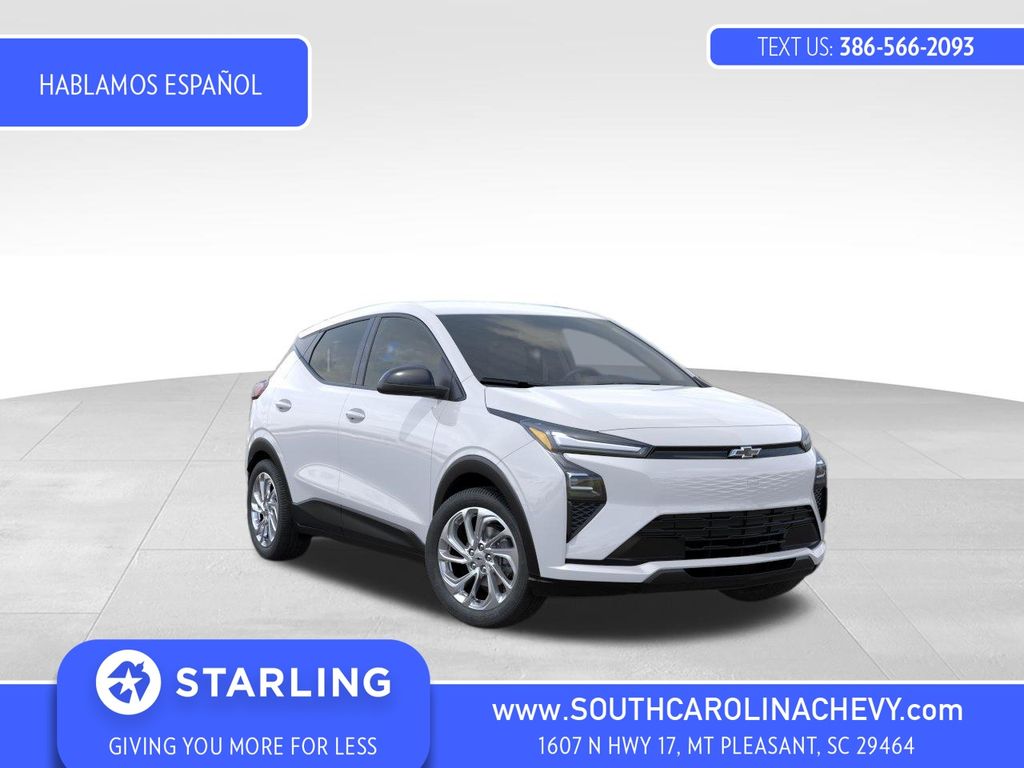 Summit White 2027 Chevrolet Bolt SUV / Crossover Front-Wheel Drive 1-Speed Automatic