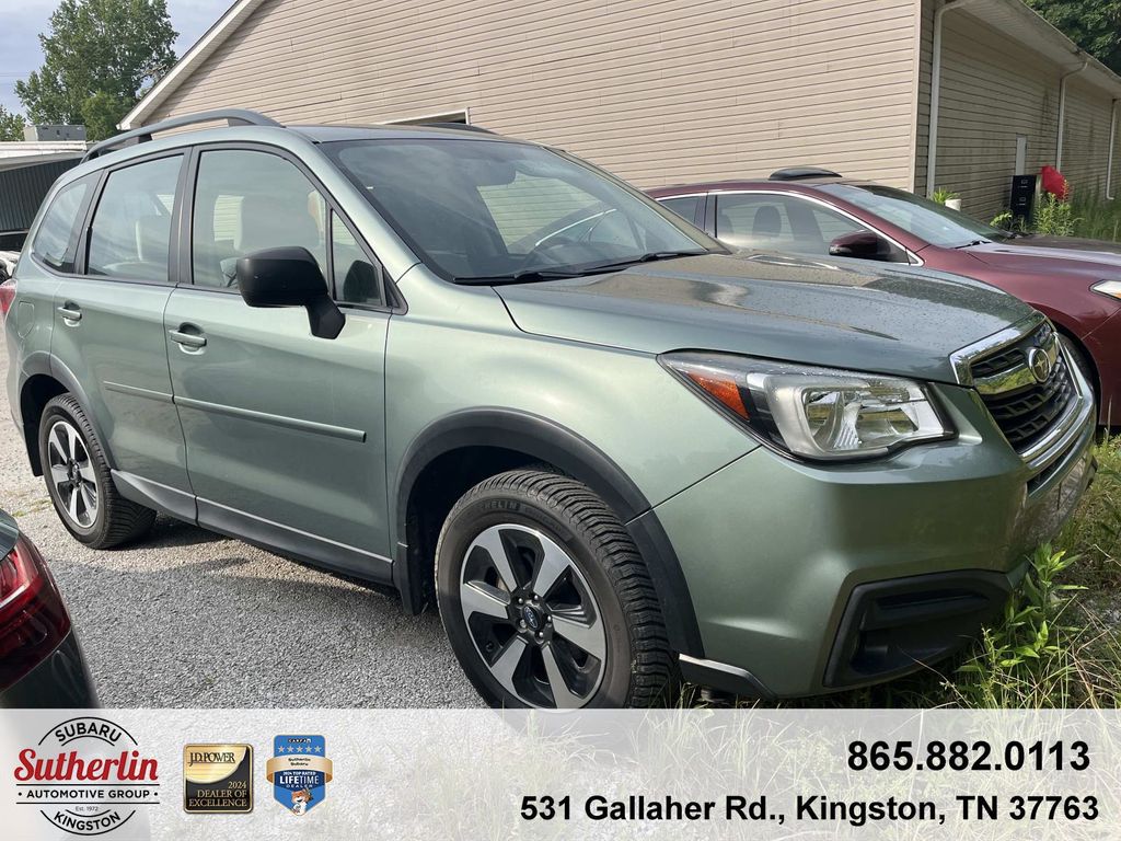 Green Metallic 2018 Subaru Forester SUV / Crossover All-Wheel Drive Continuously Variable Transmission