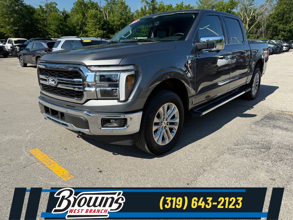 Gray Metallic 2025 Ford F-150 Pickup Truck Four-Wheel Drive Automatic