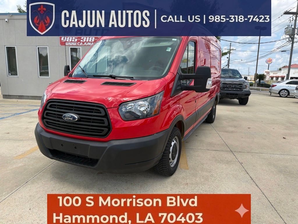 Red 2019 Ford Transit Cargo Van Rear-Wheel Drive 6-Speed Automatic