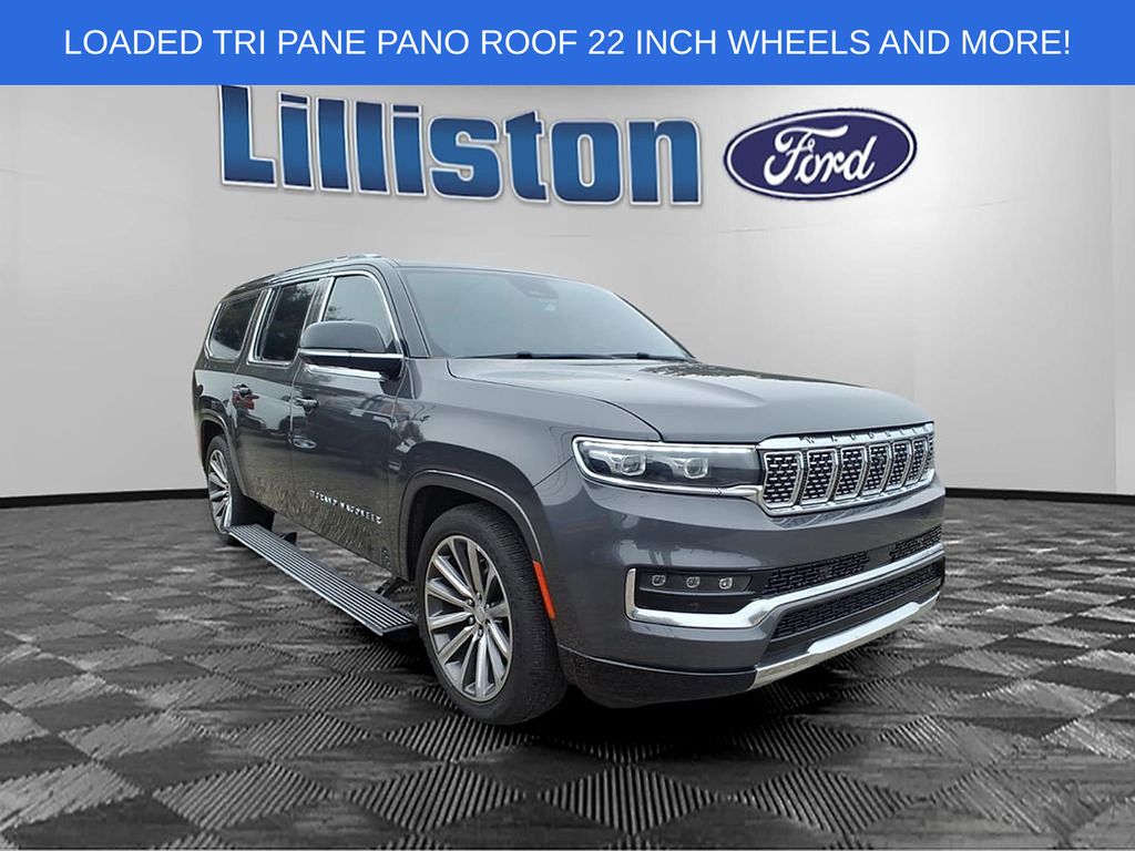 Baltic Gray Metallic Clearcoat 2023 Jeep Grand Wagoneer L Series II 4WD SUV / Crossover Four-Wheel Drive 8-Speed Automatic