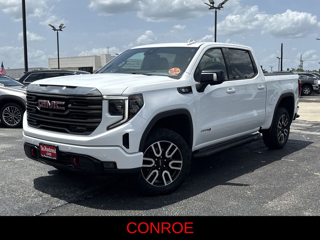 2023 GMC Sierra 1500 AT4 White at DeMontrond Gulf Freeway