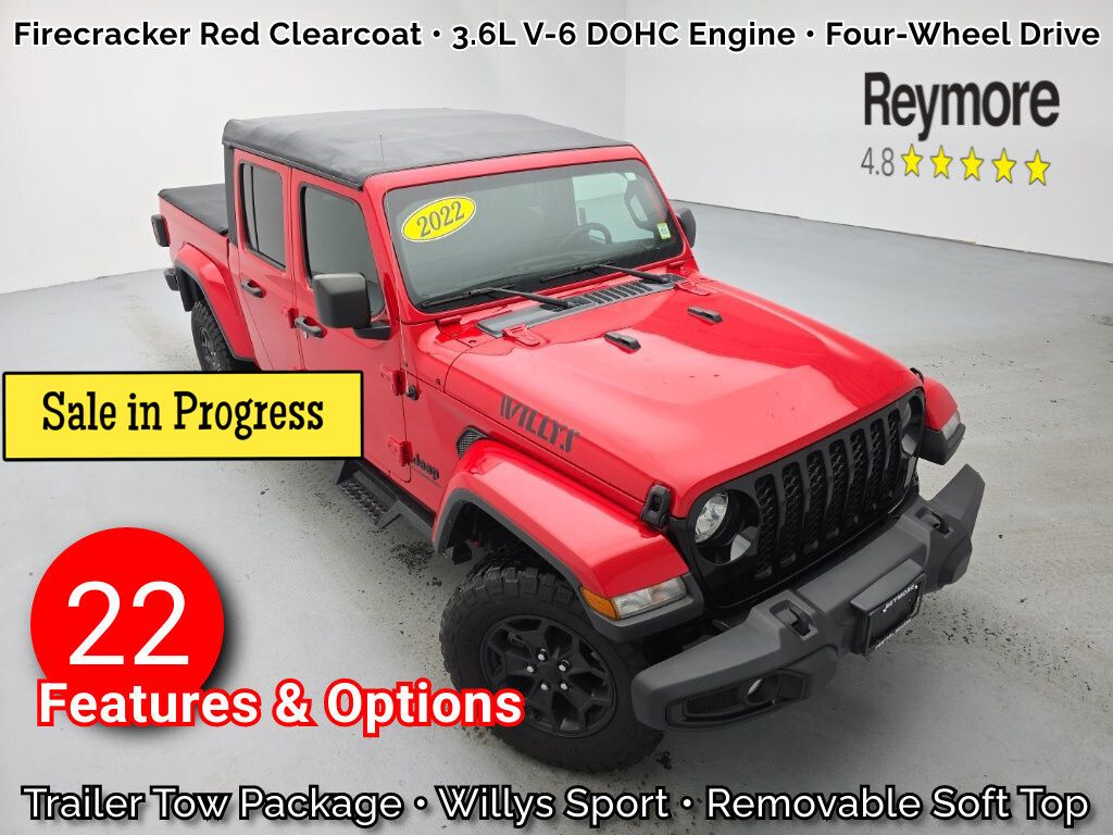 2022 Jeep Gladiator Willys Crew Cab 4WD