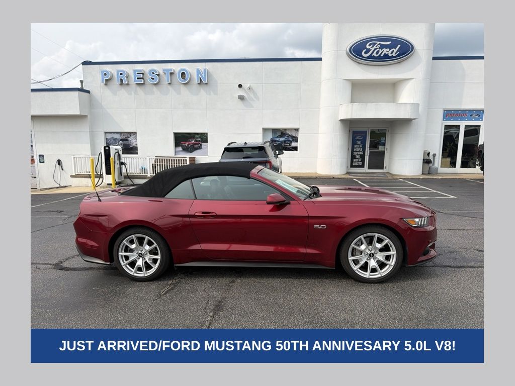 Red 2015 Ford Mustang Convertible Rear-Wheel Drive 6-Speed Automatic