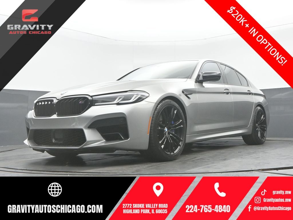 Donington Gray Metallic 2022 BMW M5 Sedan All-Wheel Drive 8-Speed Automatic