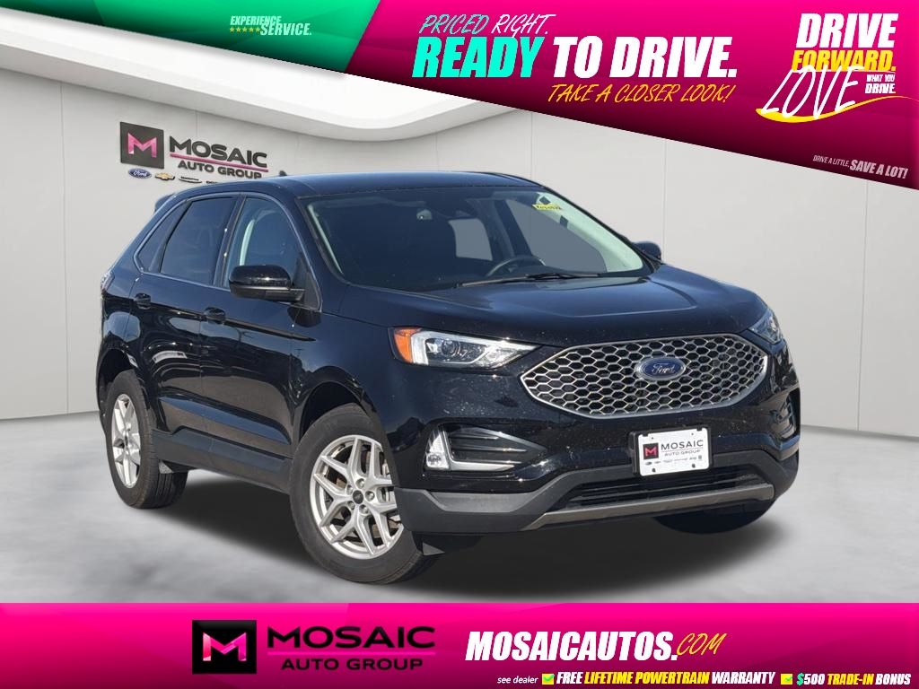 Agate Black Metallic 2024 Ford Edge SUV / Crossover All-Wheel Drive 8-Speed Automatic