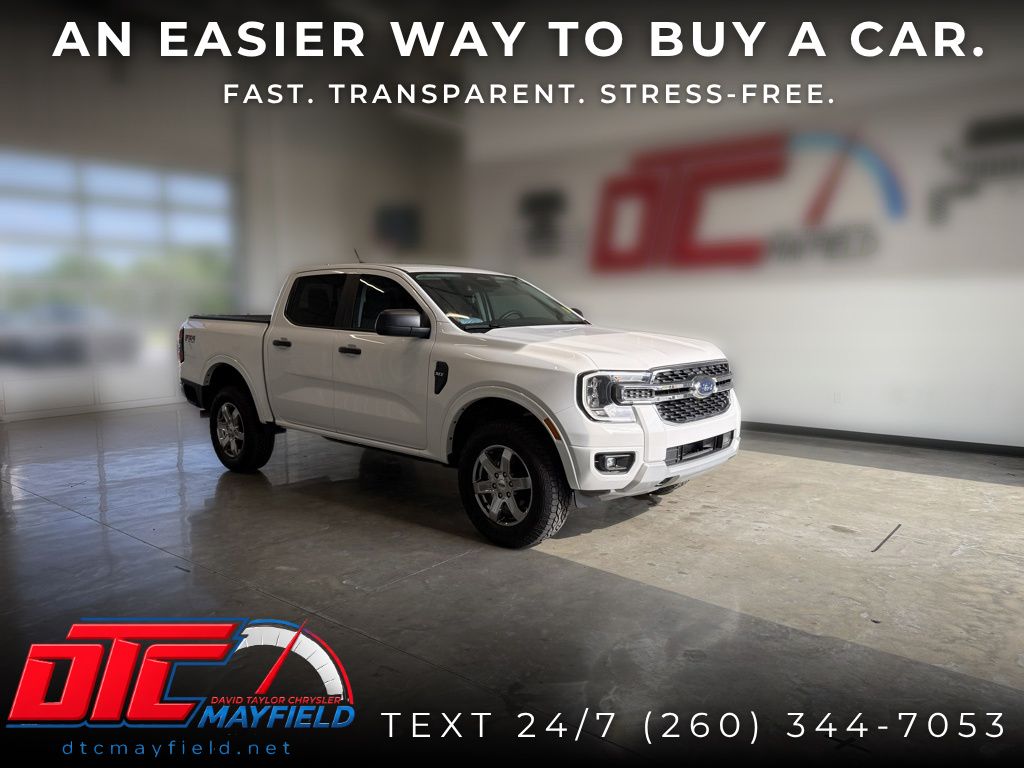 Oxford White 2025 Ford Ranger Pickup Truck Four-Wheel Drive Automatic