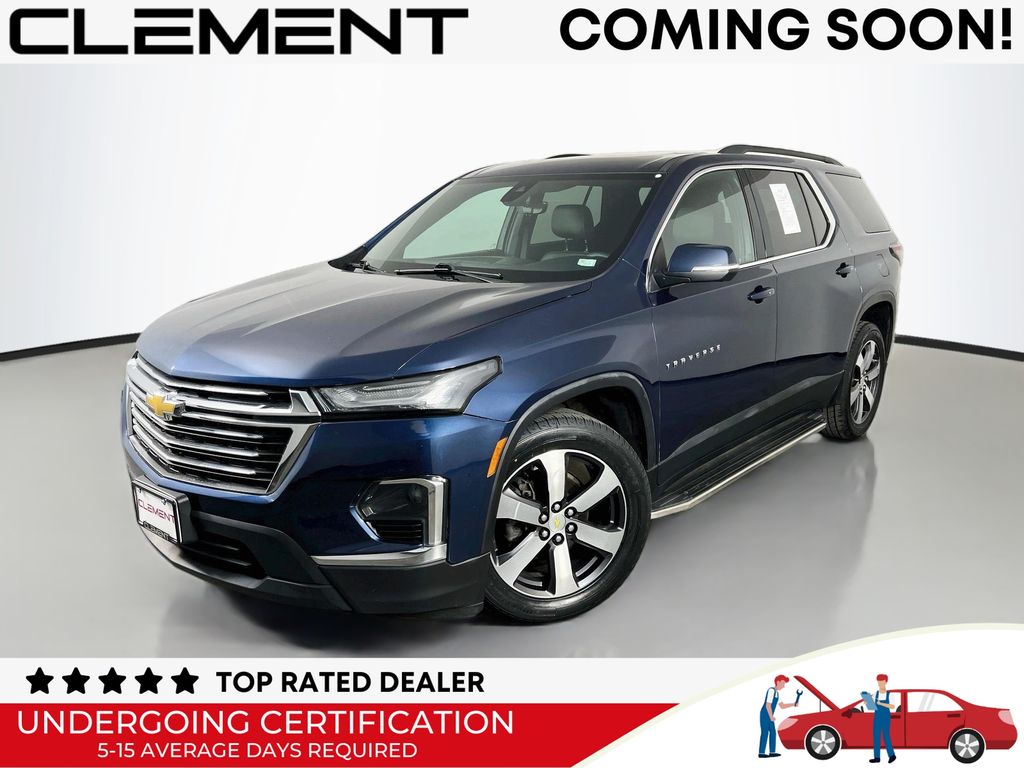 Northsky Blue Metallic 2023 Chevrolet Traverse SUV / Crossover Four-Wheel Drive 9-Speed Automatic