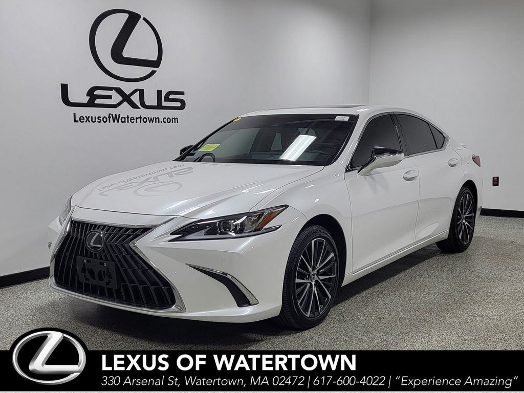 White Pearl 2025 Lexus ES Hybrid 300h FWD Sedan Front-Wheel Drive Continuously Variable Transmission