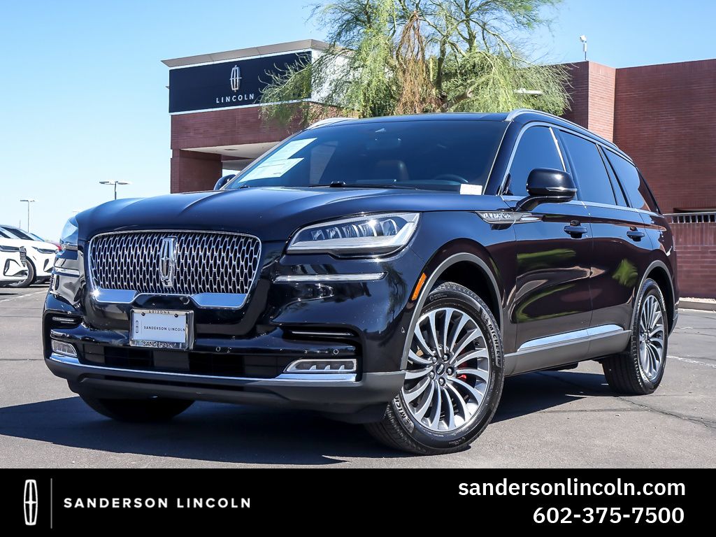 Infinite Black Metallic 2020 Lincoln Aviator Reserve AWD SUV / Crossover All-Wheel Drive Automatic