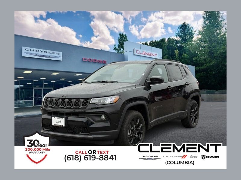 Diamond Black Crystal Pearlcoat 2026 Jeep Compass SUV / Crossover Four-Wheel Drive 8-Speed Automatic